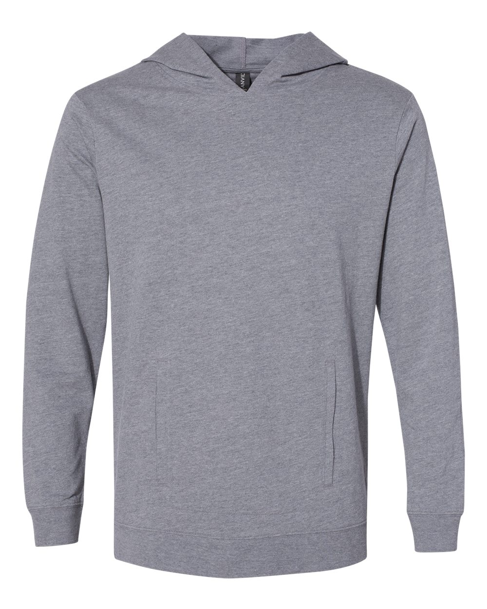Heather Graphite Gray Blank