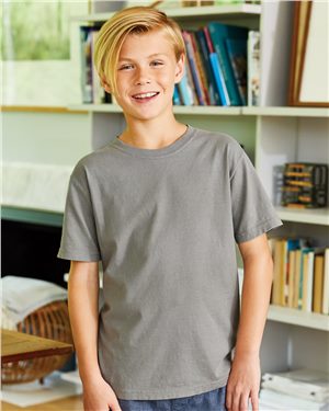 ComfortWash by Hanes Garment Dyed Youth Short Sleeve T-Shirt