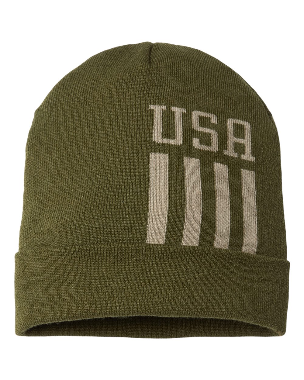 Olive Green/Khaki USA Logo