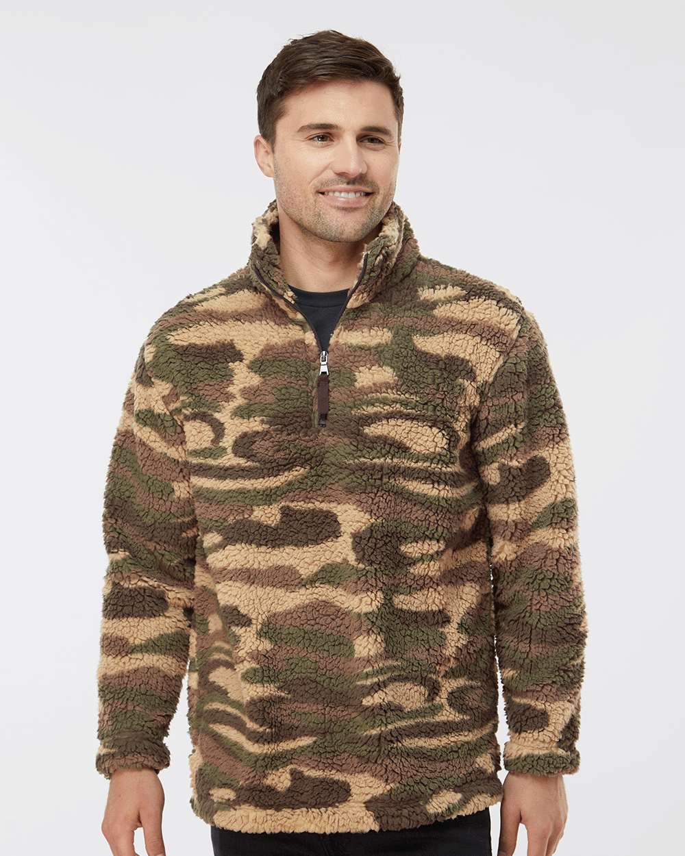 Boxercraft® Unisex Sherpa Fleece Quarter-Zip Pullover