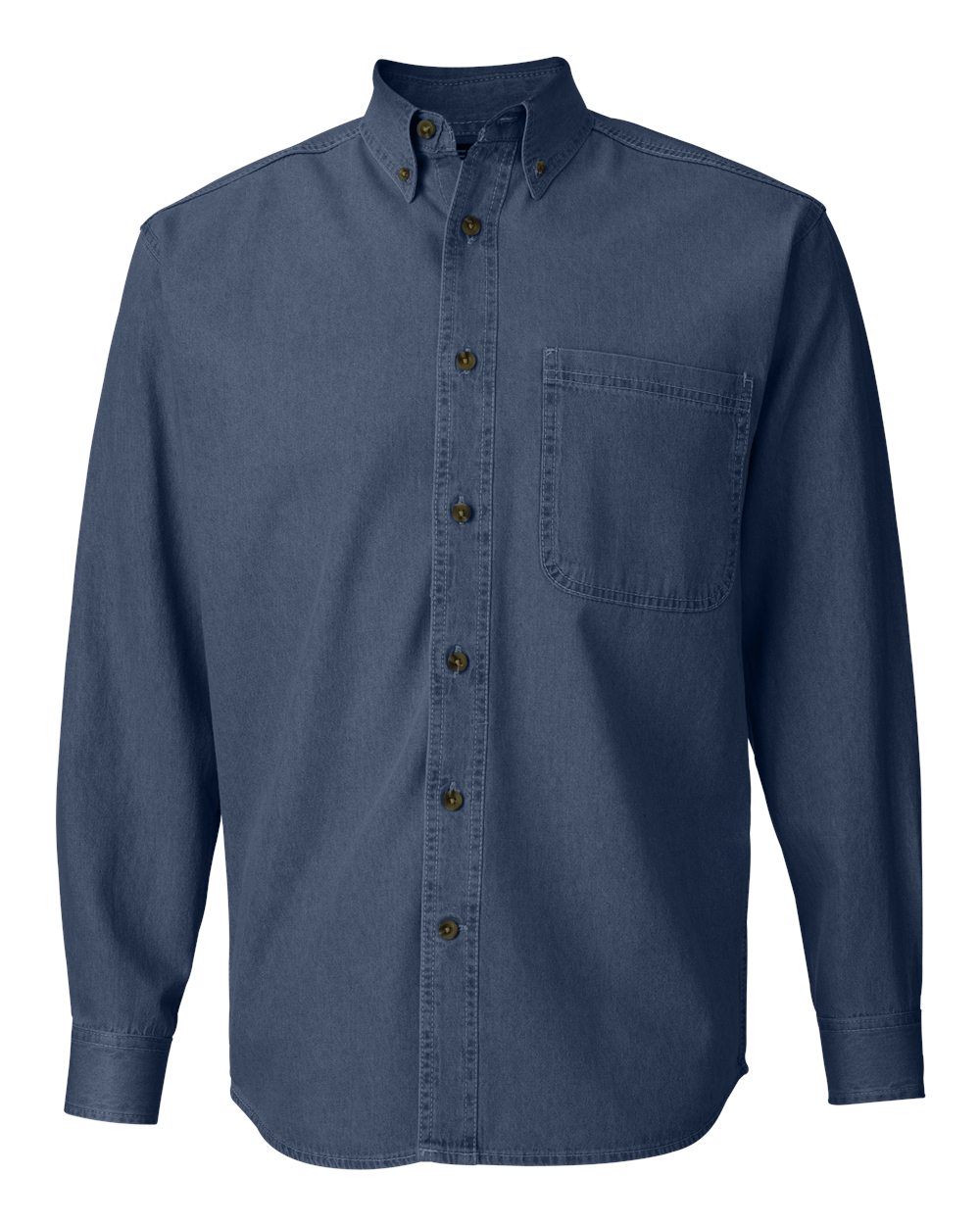 Dark Denim Blue Blank