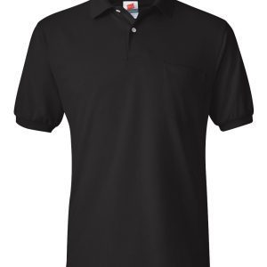 Hanes® Ecosmart® Jersey Polo w/Pocket