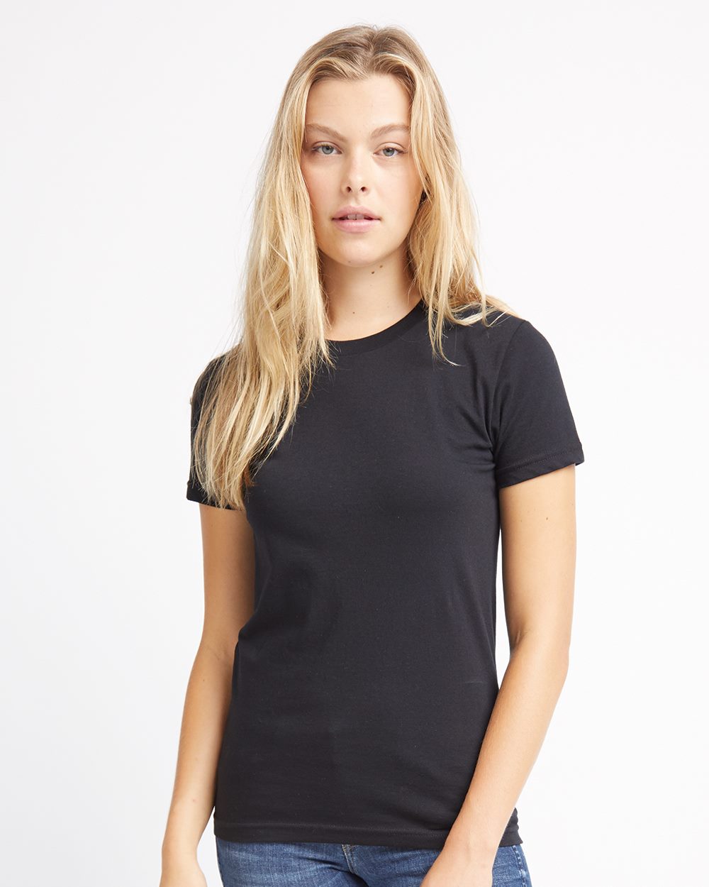 American Apparel® Women's USA-Made Fine Jersey Tee