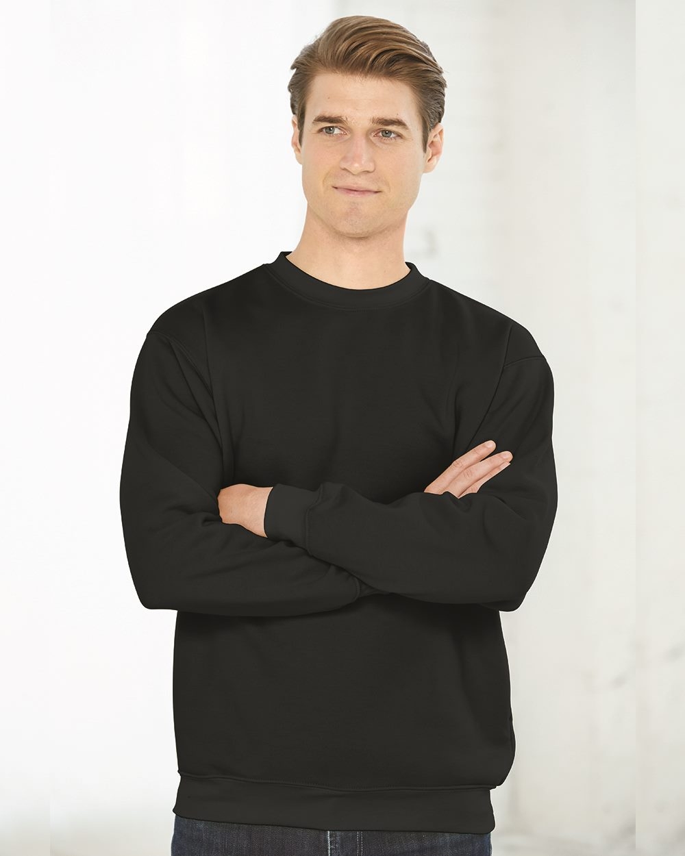 Bayside™ USA Made Crew Neck Sweatshirt