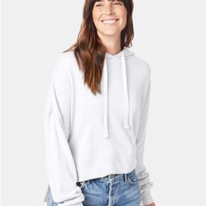Alternative® Women's Eco-Washed Terry Hooded Sweatshirt