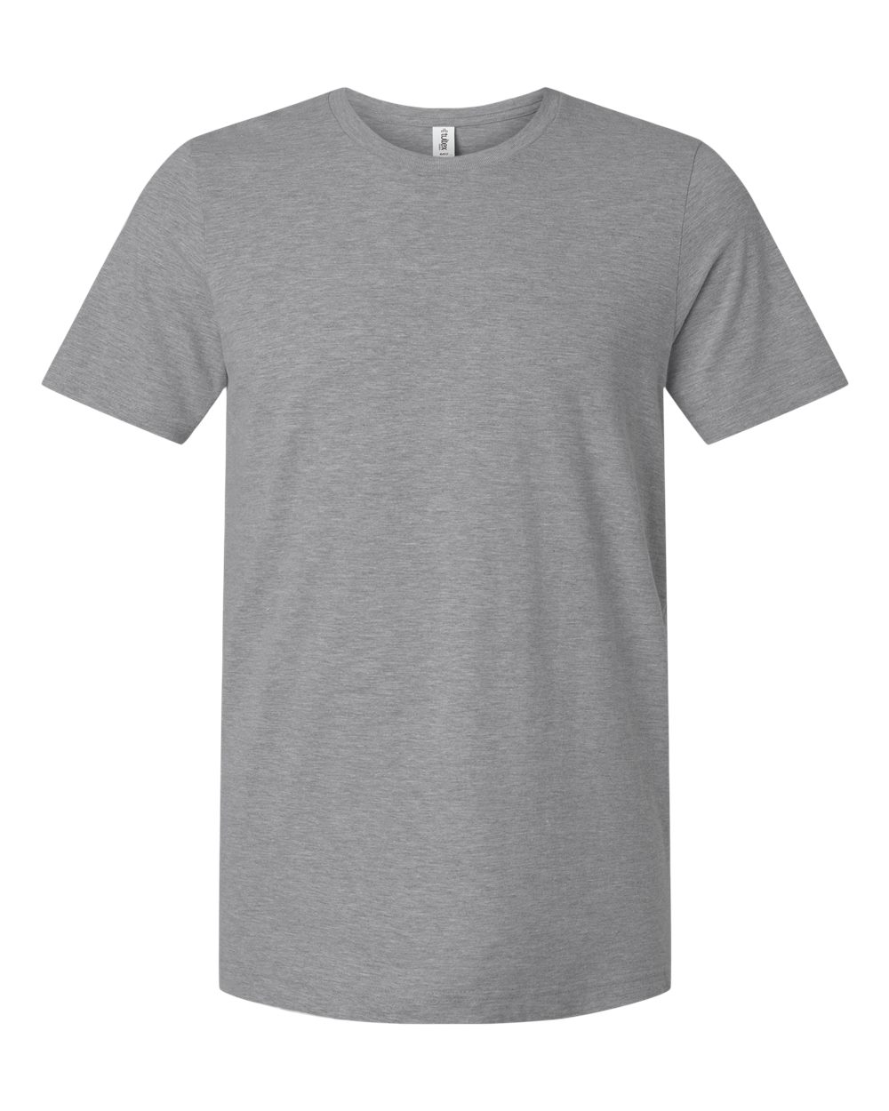Heather Gray Blank Front View