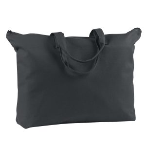 Bagedge - Big Accessories Canvas Zippered Book Tote
