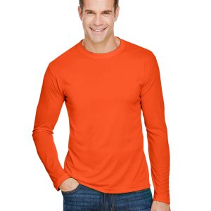 BAYSIDE Unisex Performance Long-Sleeve T-Shirt