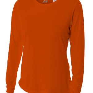 A-4 Ladies' Long Sleeve Cooling Performance Crew Shirt