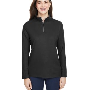 CORE 365 Ladies' Fusion ChromaSoft™ Pique Quarter-Zip
