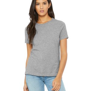 BELLA+CANVAS Ladies' Relaxed Heather CVC Short-Sleeve T-Shirt