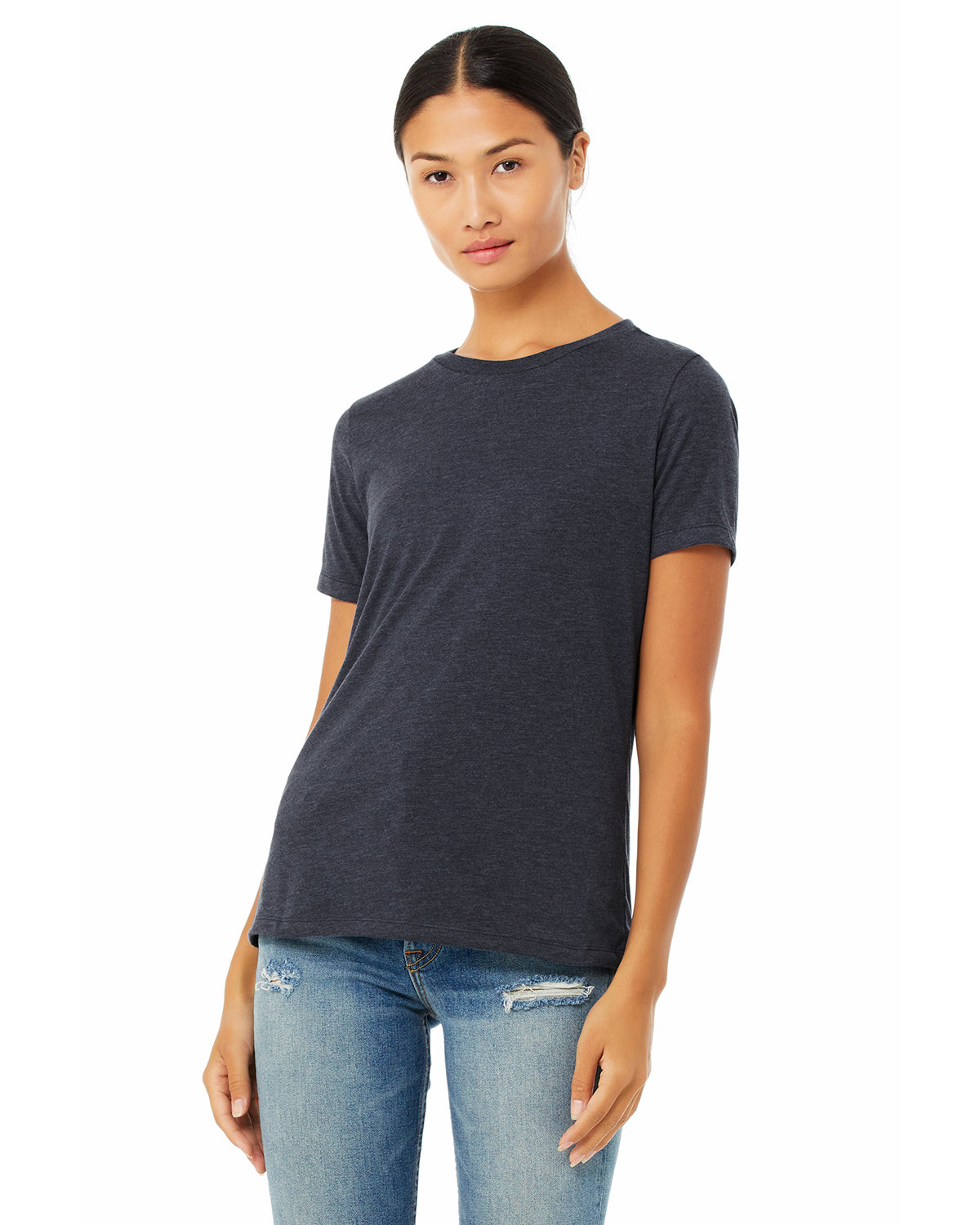 Heather Navy Blank