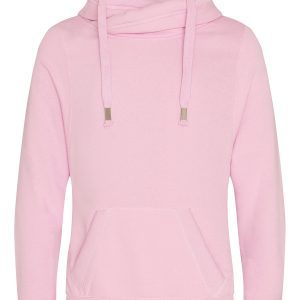 ALL WE DO is Men's Heavyweight Cross Over Neck Hooded Sweatshirt