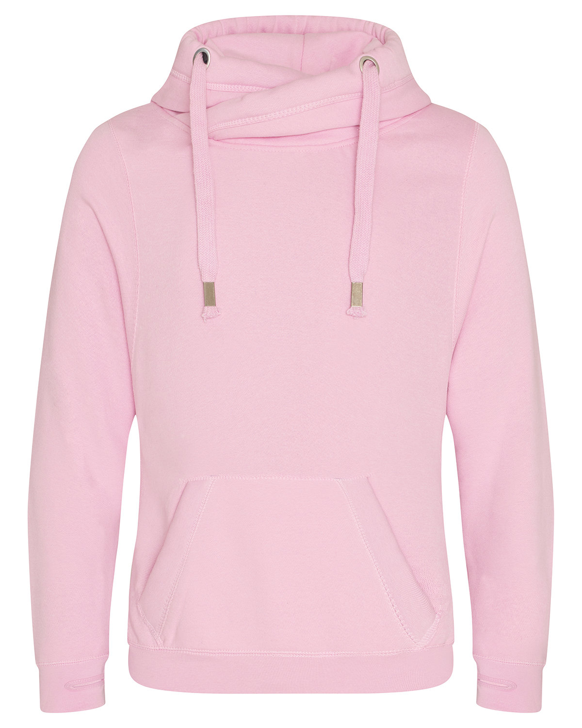 ALL WE DO is Men's Heavyweight Cross Over Neck Hooded Sweatshirt
