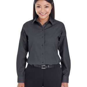 Devon and Jones Ladies' Crown Collection® Royal Dobby Woven Shirt