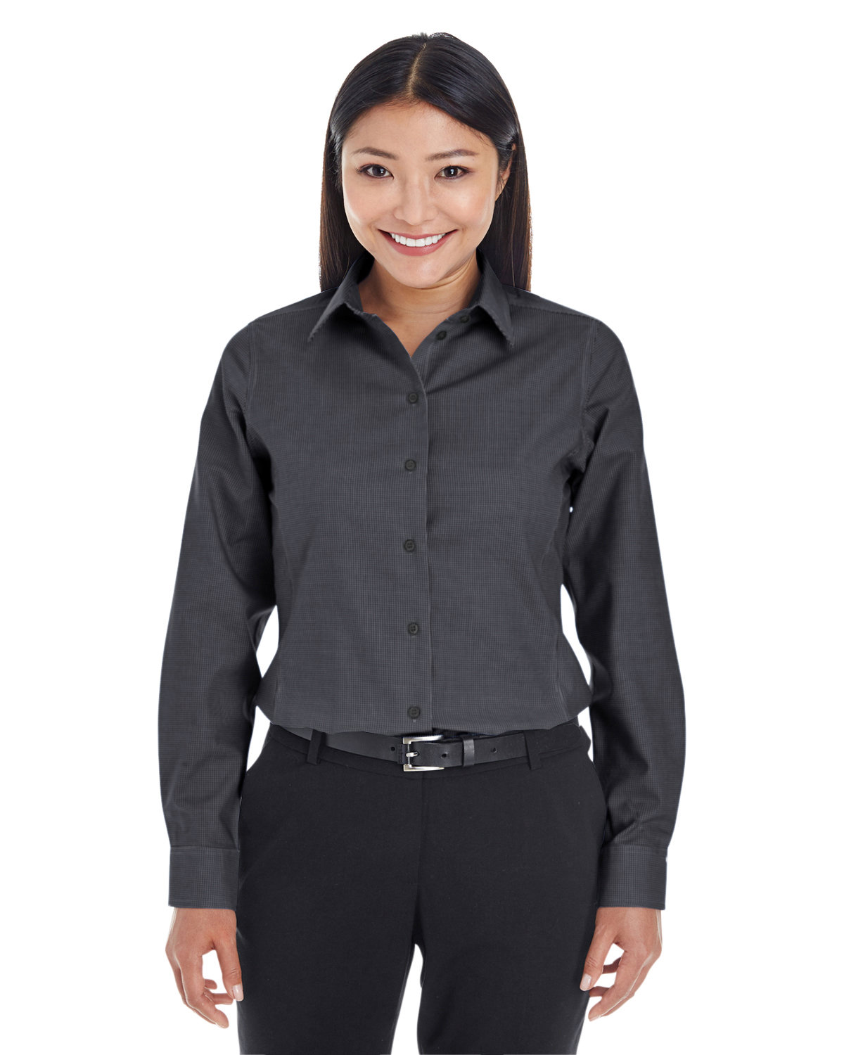 Devon and Jones Ladies' Crown Collection® Royal Dobby Woven Shirt