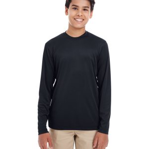 ULTRACLUB Youth Cool & Dry Performance Long-Sleeve Top