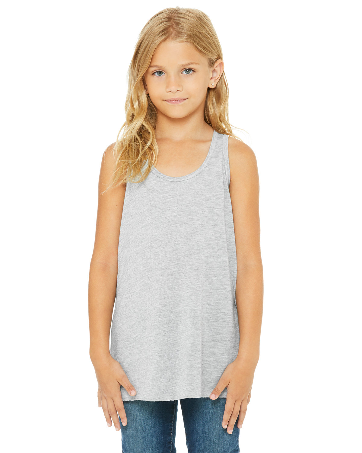 BELLA+CANVAS Youth Flowy Racerback Tank