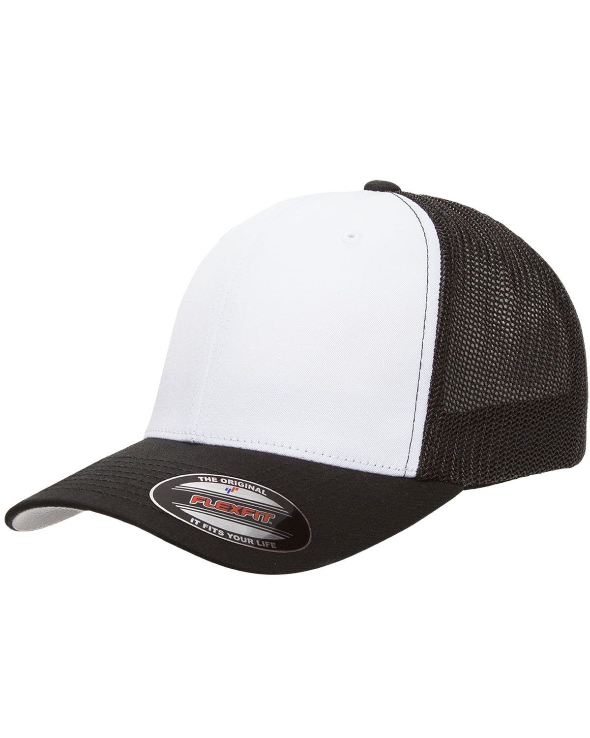 Yupoong Flexfit Trucker Mesh with White Front Panels Cap