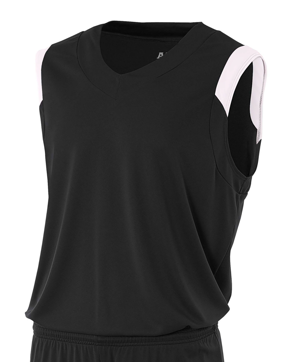 A-4 Adult Moisture Management V Neck Muscle Shirt