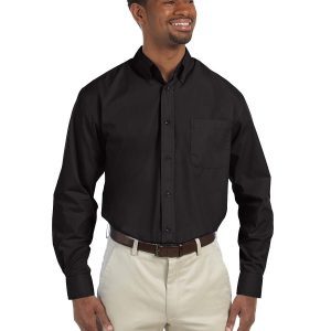 Harriton Men's Essential Poplin