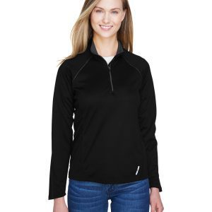 NORTH END Ladies' Radar Quarter-Zip Performance Long-Sleeve Top