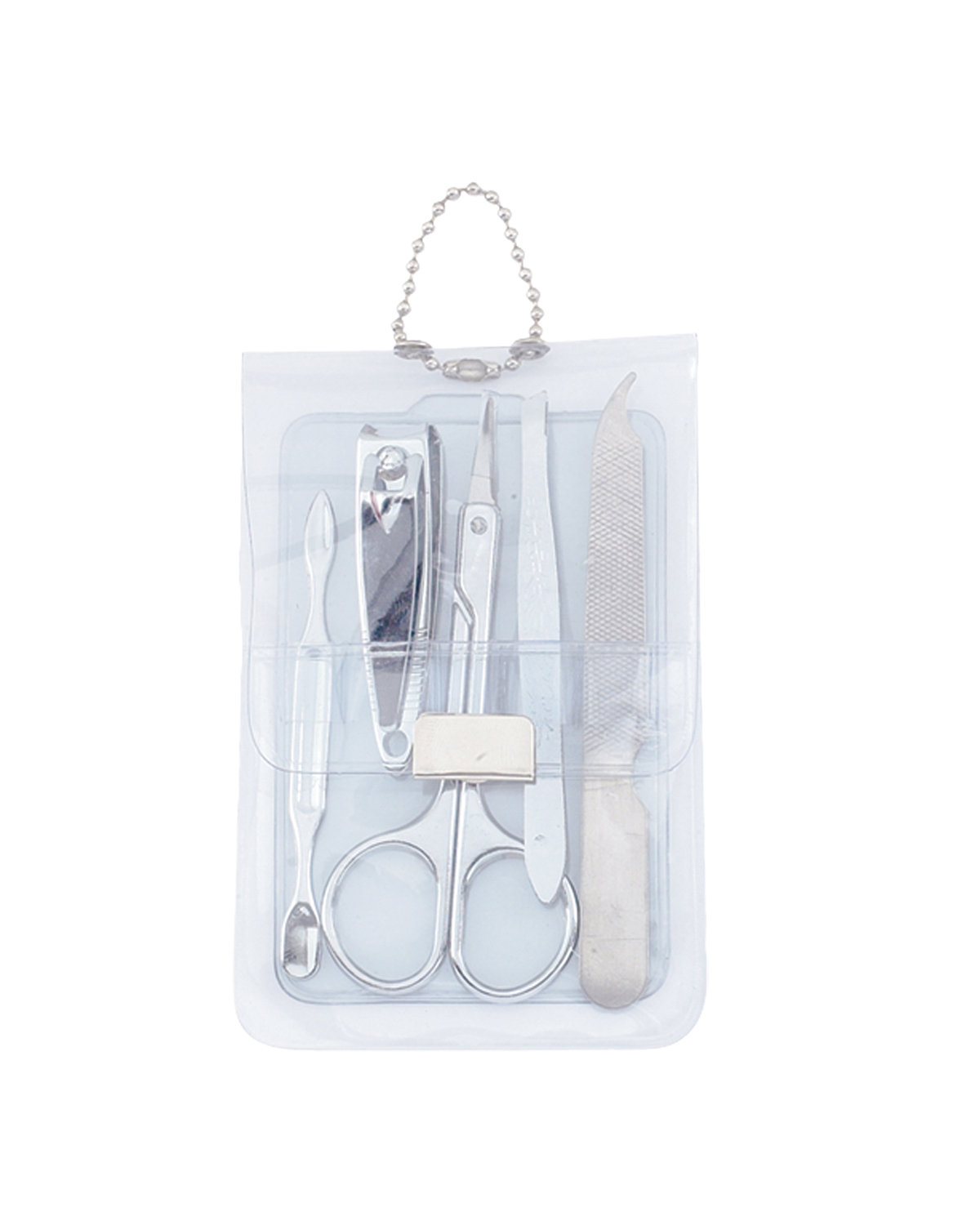 Prime Line Translucent Five-Piece Manicure Pouch
