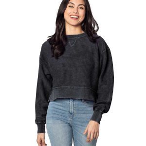 CHICKA D Ladies' Corded Boxy Pullover