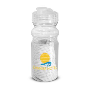 Prime Line Cooling Towel In Water Bottle