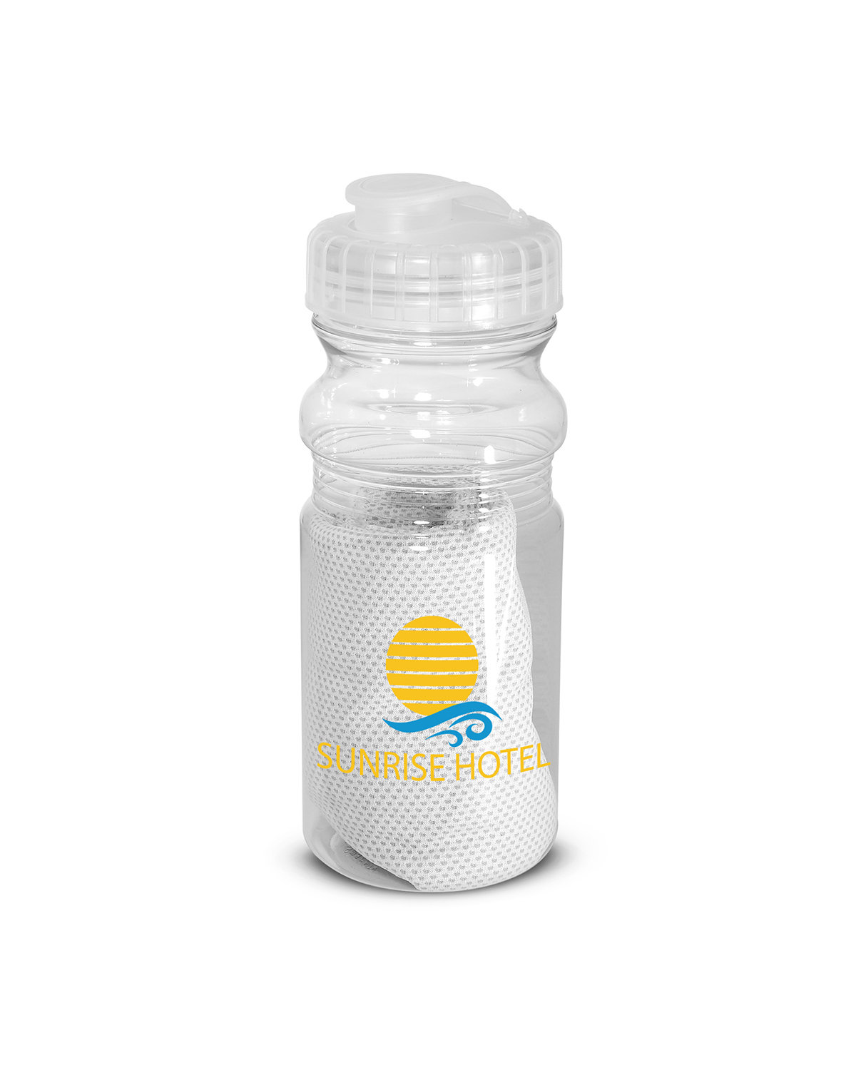 Prime Line Cooling Towel In Water Bottle
