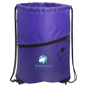 Prime Line Incline Drawstring Backpack With Zipper