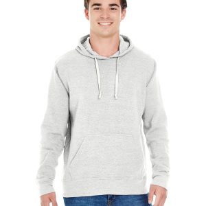 J AMERICA Adult Triblend Pullover Fleece Hooded Sweatshirt