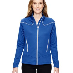 NORTH END SPORT RED Ladies' Cadence Interactive Two-Tone Brush Back Jacket
