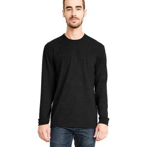 NEXT LEVEL APPAREL Unisex Sueded Long-Sleeve Crew