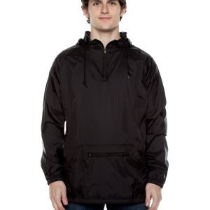 BEIMAR Unisex Nylon Packable Pullover Anorak Jacket