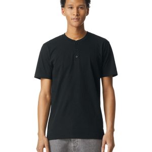 American Apparel Unisex CVC Henley T-Shirt