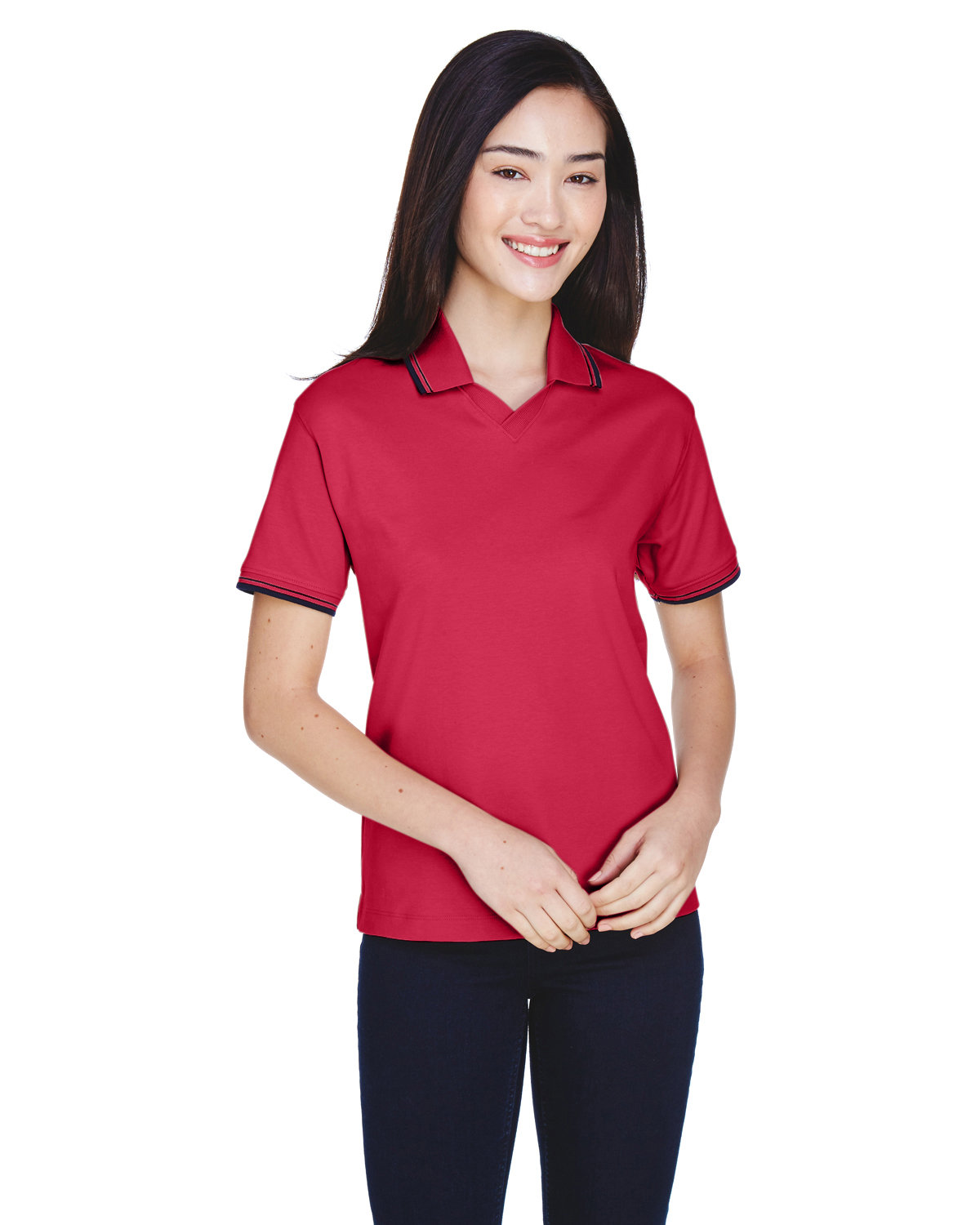 Red/ Navy Blank