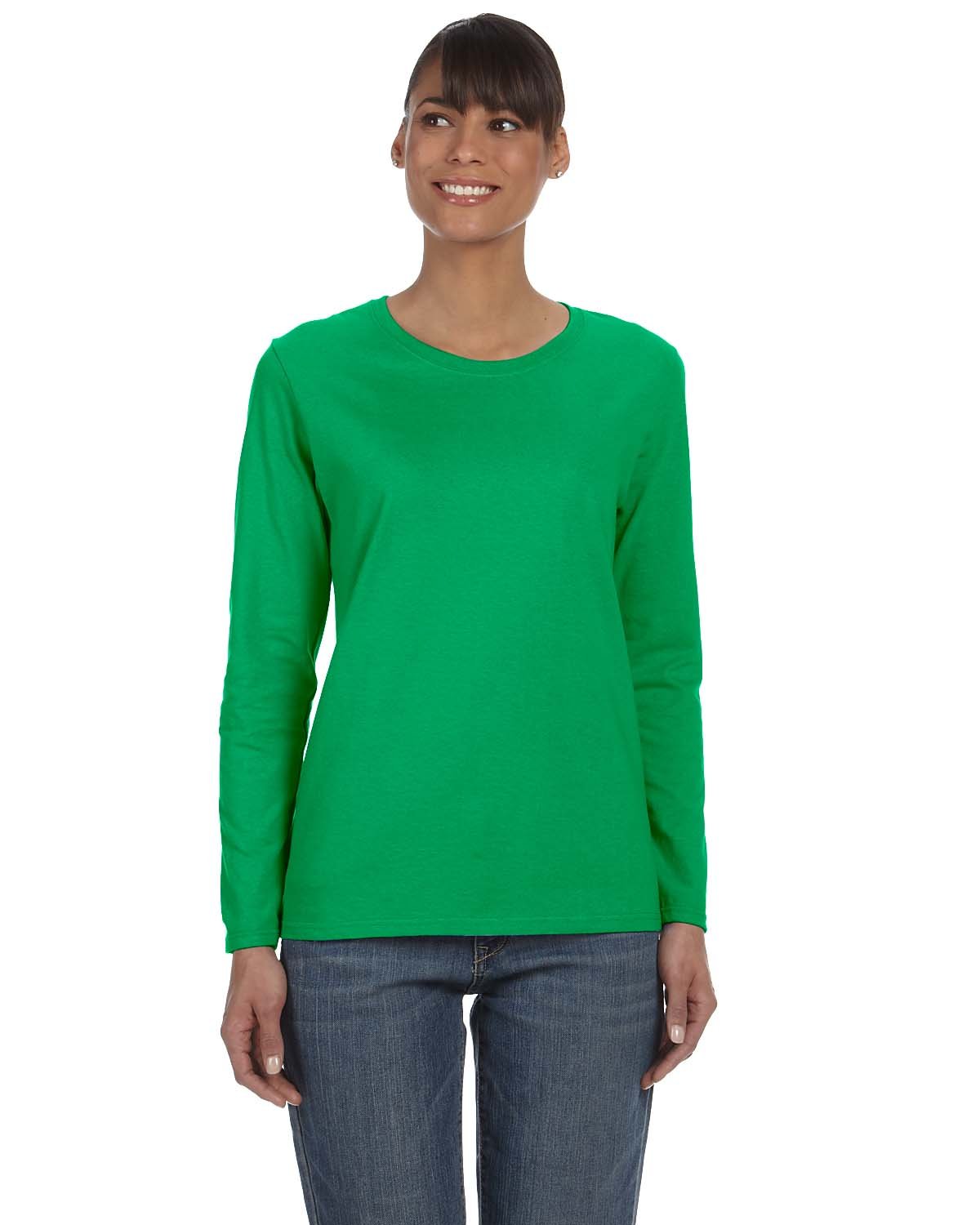 Gildan Ladies' Heavy Cotton™ Long-Sleeve T-Shirt