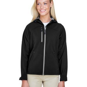 NORTH END Ladies' Prospect Two-Layer Fleece Bonded Soft Shell Hooded Jacket