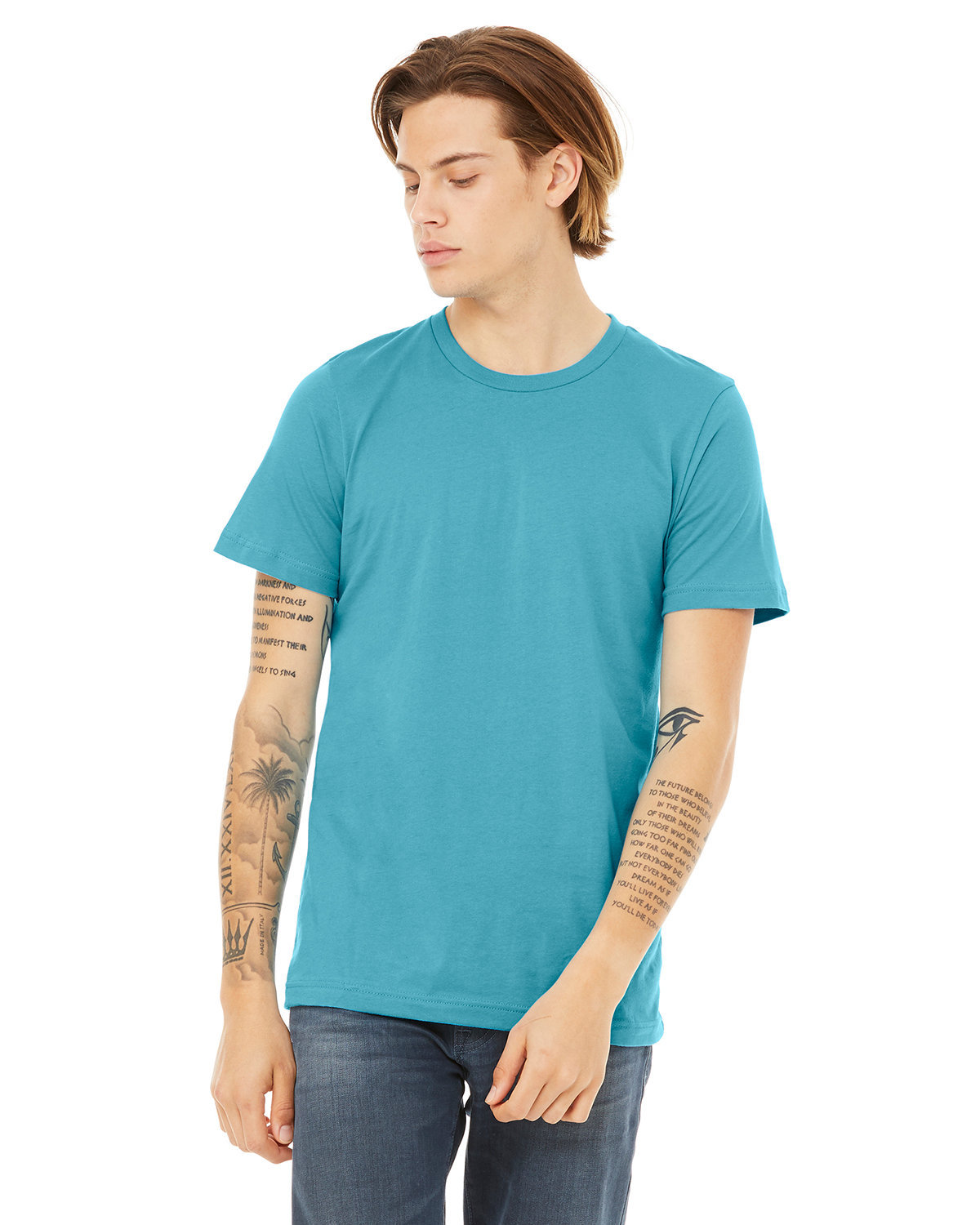 Heather Aqua Blank
