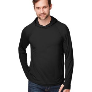 NORTH END Unisex JAQ Stretch Performance Hooded T-Shirt