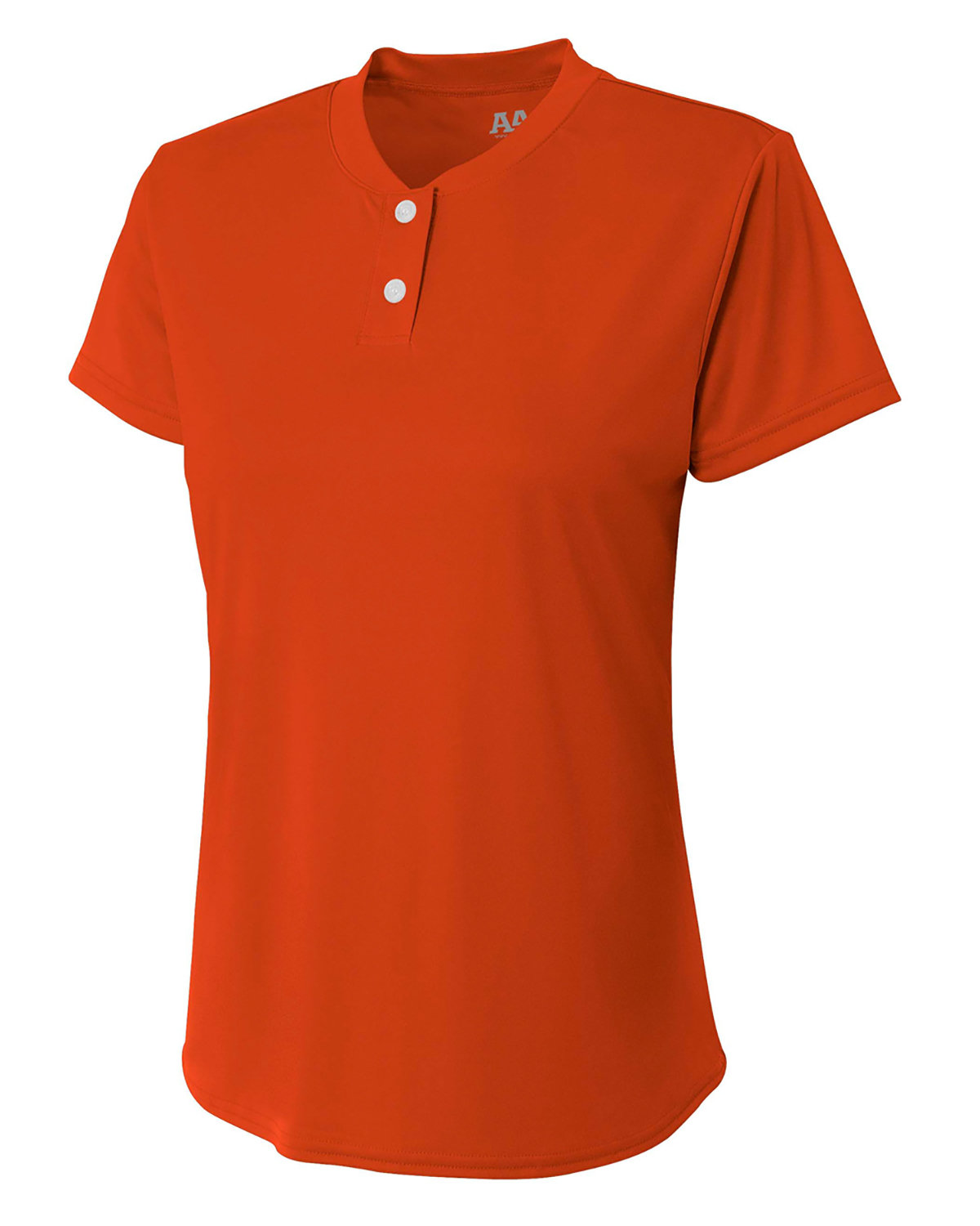A-4 Girl's Tek 2-Button Henley Shirt