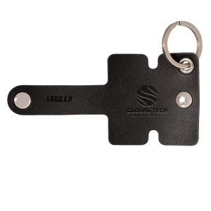 Leeman Genuine Leather Cord Organizer With Snap