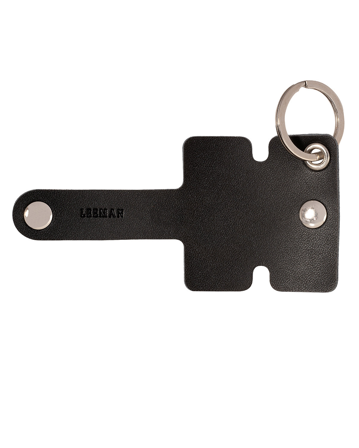 Leeman Genuine Leather Cord Organizer With Snap