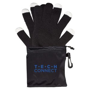 Prime Line Touchscreen-Friendly Gloves In Pouch