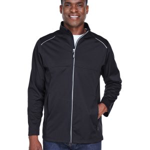 CORE 365 Men's Techno Lite Three-Layer Knit Tech-Shell