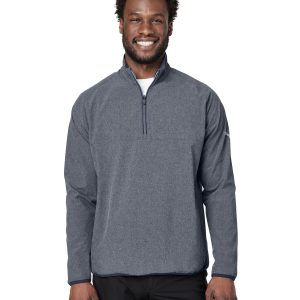 PUMA GOLF Men's Coastal Woven Quarter-Zip
