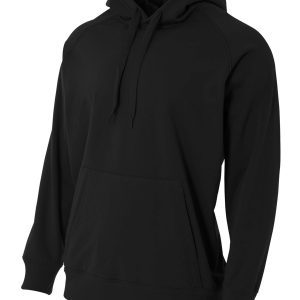 A-4 Men's Solid Tech Fleece Hoodie
