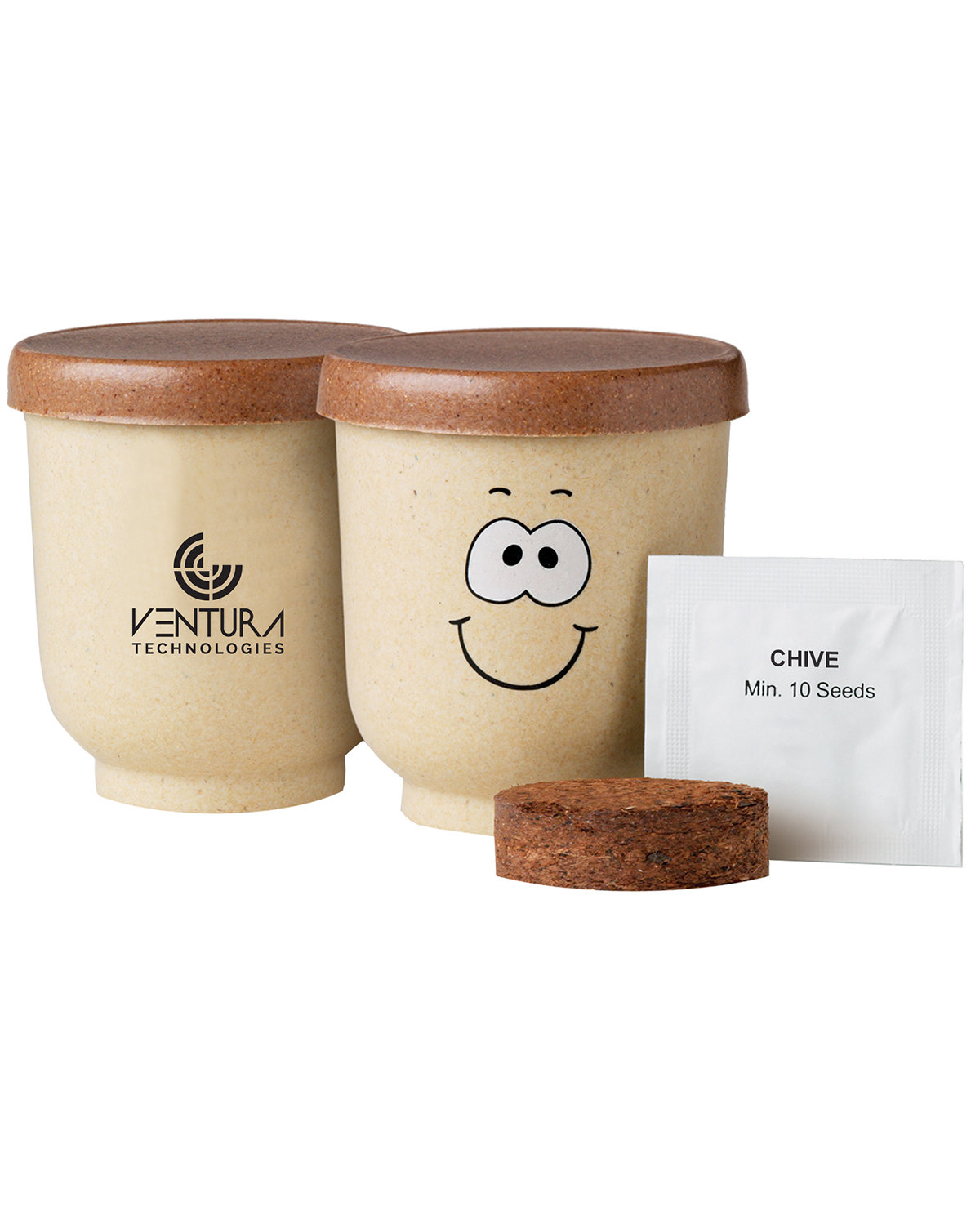 Goofy Group Grow Pot Eco-Planter With Chive Seeds