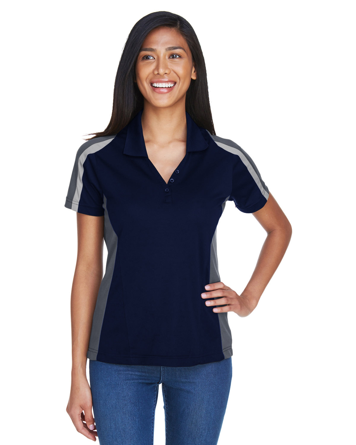 EXTREME Ladies' Eperformance™ Strike Colorblock Snag Protection Polo